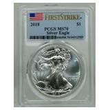 2018 Silver Eagle First Strike