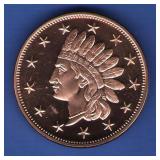 1 oz. Copper Round 1 oz. Copper Round