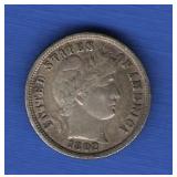 1892 Barber Dime 1st Year of Issue 1892 Barber Dime 1st Year of Issue