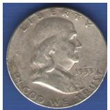 1953-S Franklin Half 1953-S Franklin Half