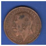 1917 Great Britain One Penny