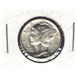 1945 Mercury Dime