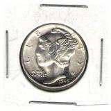 1945 Mercury Dime