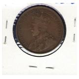 1917 Canadian One Cent