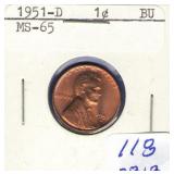 1951-D Lincoln Cent