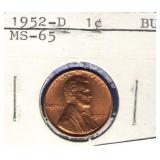 1952-D Lincoln Cent