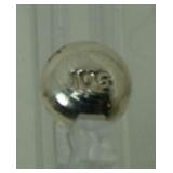 10g Silver Button 10g Silver Button