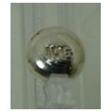 10g Silver Button