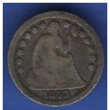 1843 Half Dime