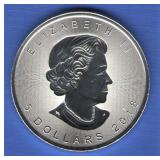 2018 Canadian $5 Silver Maple Leaf 2018 Canadian $5 Silver Maple Leaf