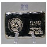3.79 oz. Hand Poured Silver Bar 3.79 oz. Hand Poured Silver Bar