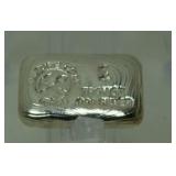 1 oz. Hand Poured Silver Bar 1 oz. Hand Poured Silver Bar