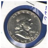 1961 Proof Franklin Half 1961 Proof Franklin Half