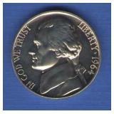 1964 Proof Jefferson Nickel 1964 Proof Jefferson Nickel