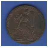 1792 British Mining Token (Half Penny)