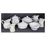 Twelve Piece English Ironstone Selection