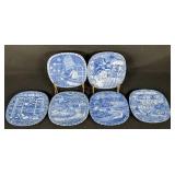 Six Julen Rorstrand Swedish Plates