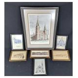 Seven Piece Clarksville Tn Artwork Lot