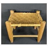 Antique Woven Stool