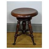 Antique Piano Stool