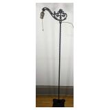 Antique Black Cast Iron Floor Lamp