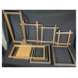 Nine Antique Picture Frames