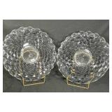 Pair Of 14" American Fostoria Serving Plates