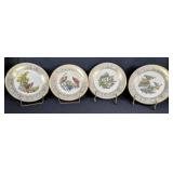 Four Collectible Lenox Bird Plates