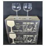 Sixteen Grand Vin Wine Glasses Made In France