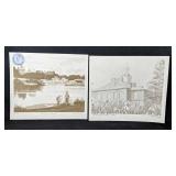 Pair Of Clarksville Tn Historical Prints