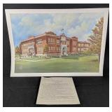 Clarksville High Print By Glenn Robertson