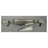 Four Piece Cast Iron Lot