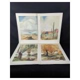 Four Al Wettel Prints