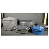 Ten Pieces Of Graniteware