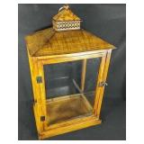 22" Metal Faux Hanging Lantern