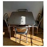 Costco Card Table & 4 Chairs