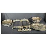 Twenty Four Vintage Silverplate Serving Pieces