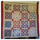 Vintage Hand Stitched Quilt