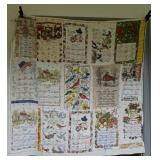 Vintage Hand Tied Calendar Quilt