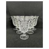 Six American Fostoria Glasses