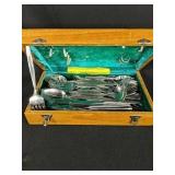 70 Pieces Of Coventry Flatware In Box