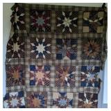 Vintage Hand Stitched Quilt Top