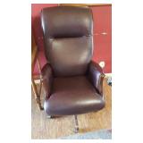 Rolling Leather Office Chair