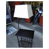 Lamp With Magazine Rack