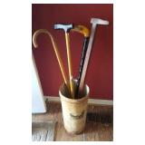 Steel Bucket w/ Canes