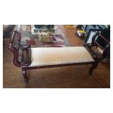 Wooden Upholstered Bedroom Bench