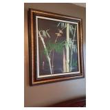 Oriental Framed Canvas Picture