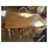 Wooden Table & 6 Chairs