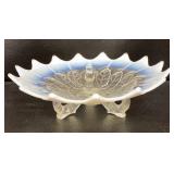 1906 Northwood Opalescent 3 Leg Bowl