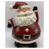 I love Snow Days Lighted Santa Decor